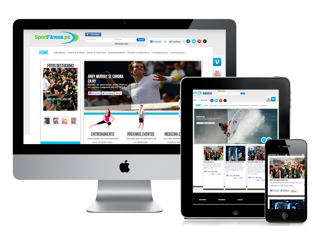 http://sportfitness.pe/ es un site desarrollado por Luis Rodriguez Martinez